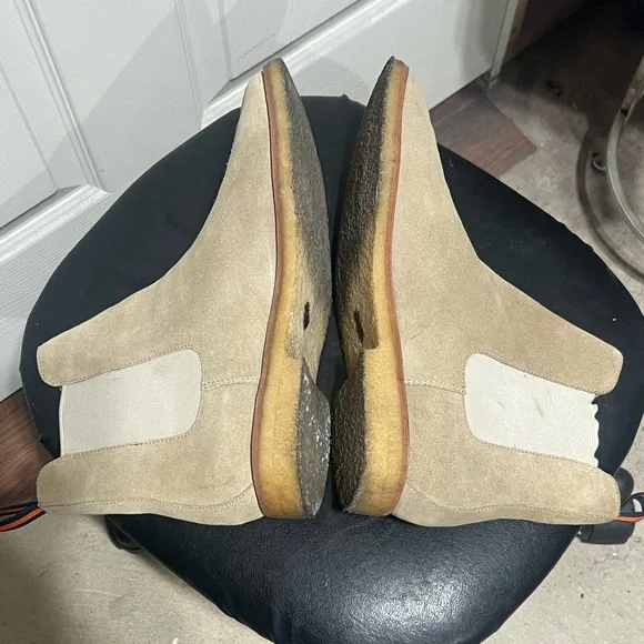 New Republic Sonoma Suede Chelsea Boots Sandstone Tan Men’s 10.5 D - Picture 13 of 13